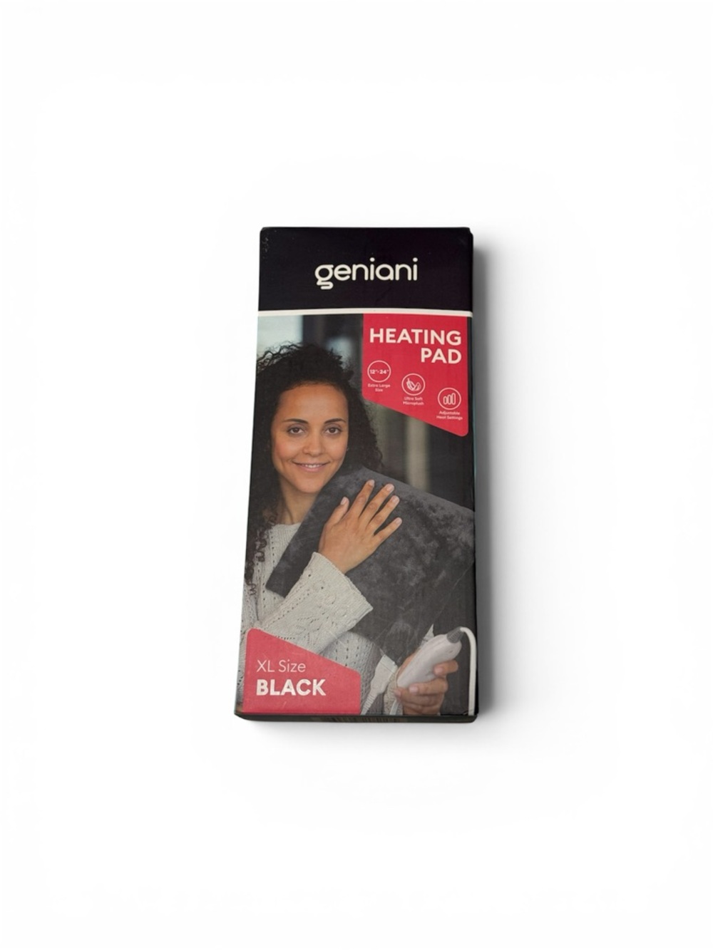 Black XL Heating Pad - Women Hair